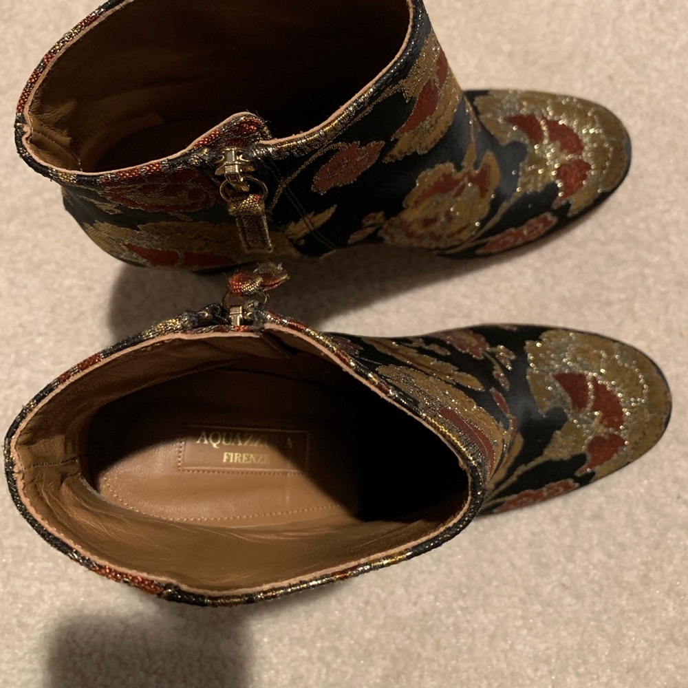 Aquazzura brooklyn floral booties - Picture 3 of 8